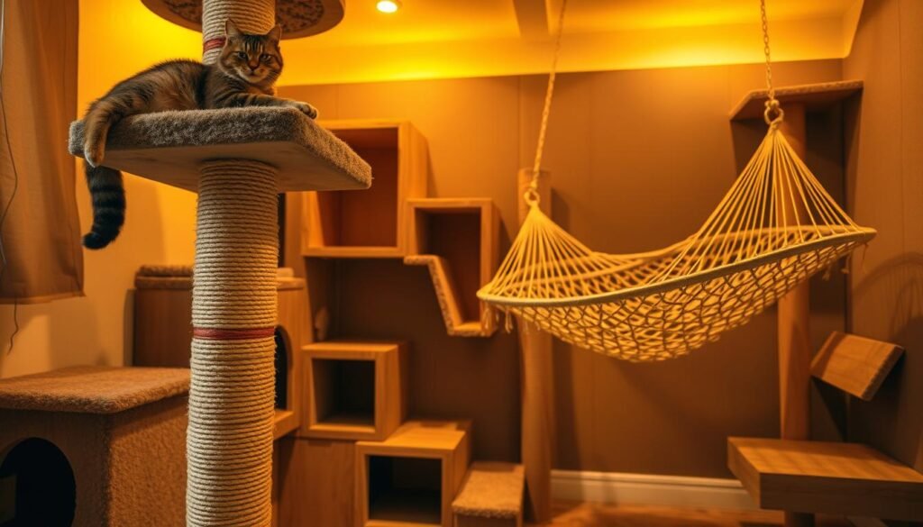 cat climbing environment